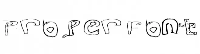 Proper Font  フリーフォントのダウンロード