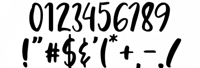 Proper Lady Font OTHER CHARS