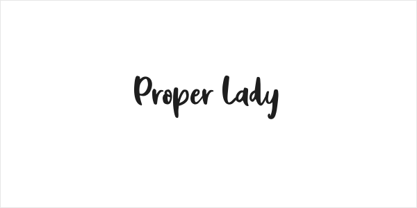Proper Lady Logo