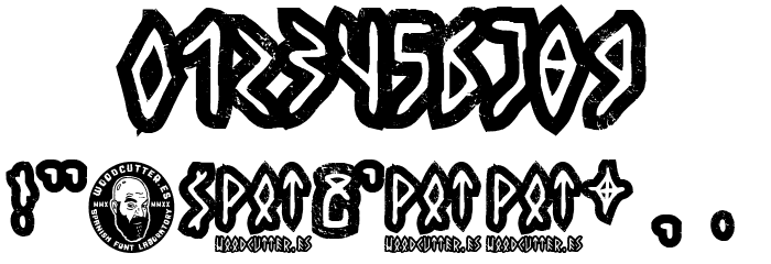 Property of Thor Font OTHER CHARS
