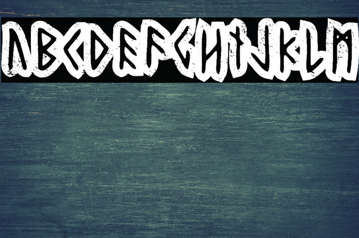 Property of Thor Font examples