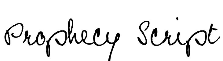 Prophecy Script  Free Fonts Download