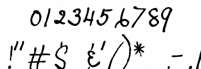 Prophecy Script Font OTHER CHARS