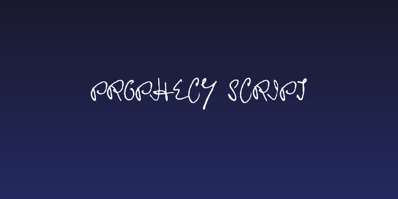 Prophecy Script Social Header