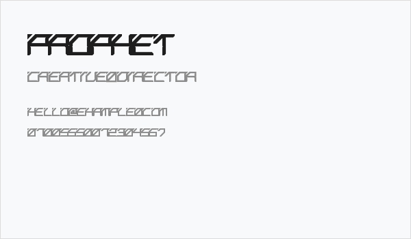 Prophet Business Card