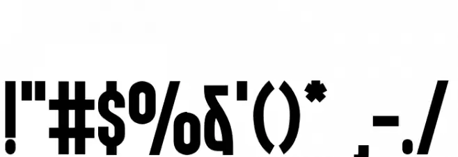 Prosa GT Demo Font OTHER CHARS