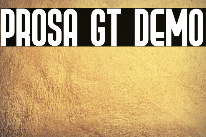 Prosa GT Demo Example 1