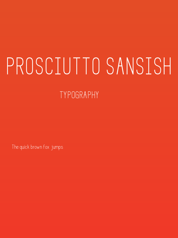 Prosciutto Sansish Poster