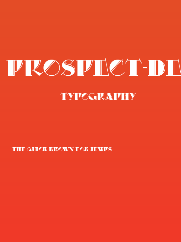 Prospect-Deco Poster