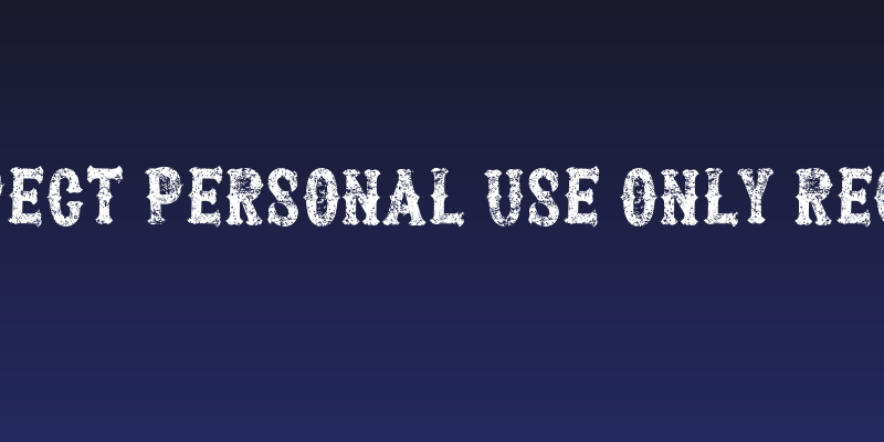 Prospect PERSONAL USE ONLY Regular Social Header