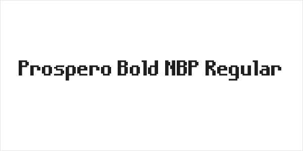 Prospero Bold NBP Regular Logo