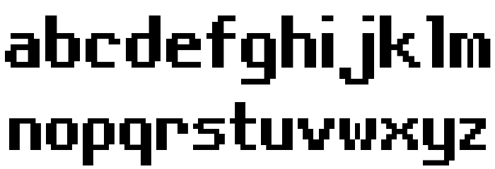Prospero Bold NBP Regular Font LOWERCASE