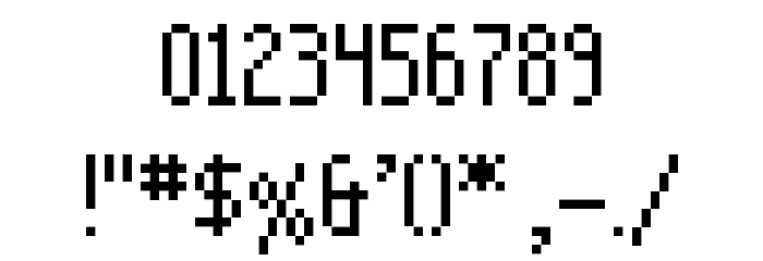 Prospero NBP Regular Font OTHER CHARS