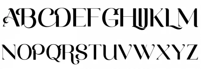 Prossima Swash PERSONAL USE Regular Schriftart Groß