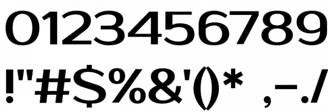 Prosto Font OTHER CHARS