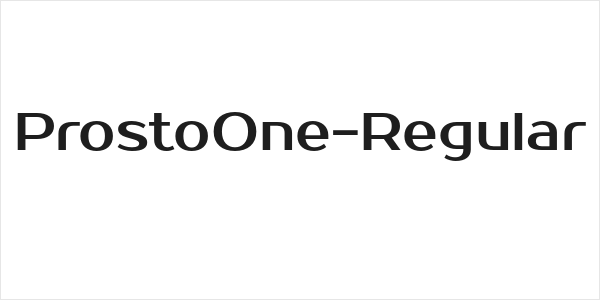 ProstoOne-Regular Logo