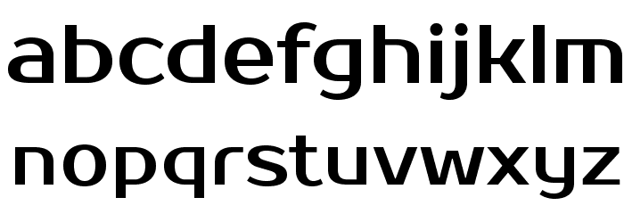 ProstoOne-Regular Font LOWERCASE