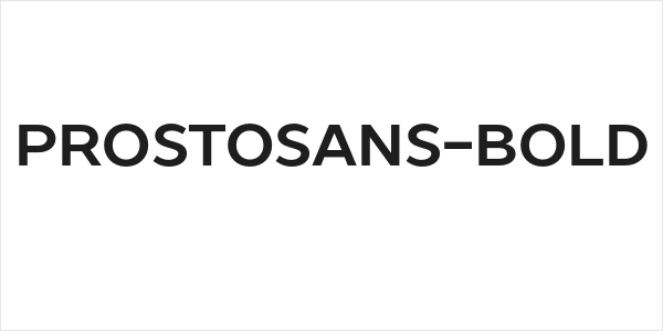 ProstoSans-Bold Logo