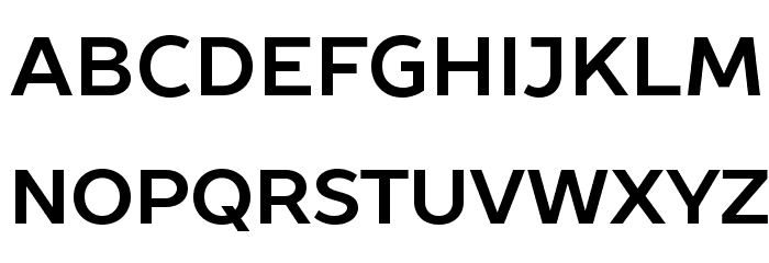 ProstoSans-Bold Font LOWERCASE