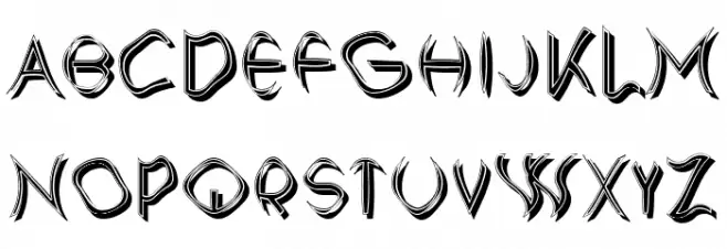 Protagonist Regular Schriftart Groß