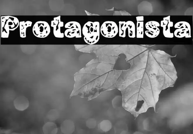 Protagonista Font examples
