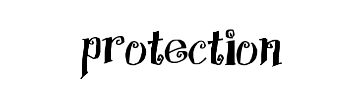 Protection Schriftart