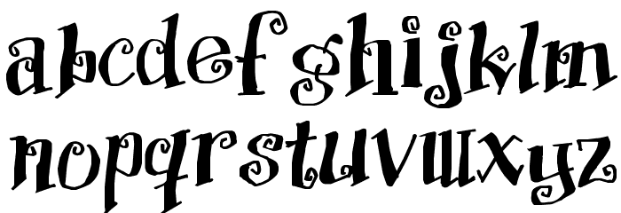 Protection Schriftart Kleinbuchstaben