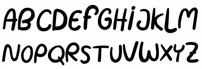 ProteehFunny Schriftart Groß