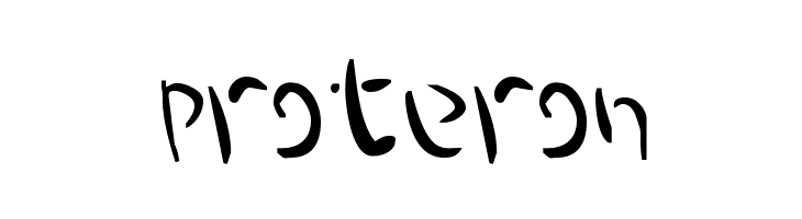 Proteron  免费字体下载