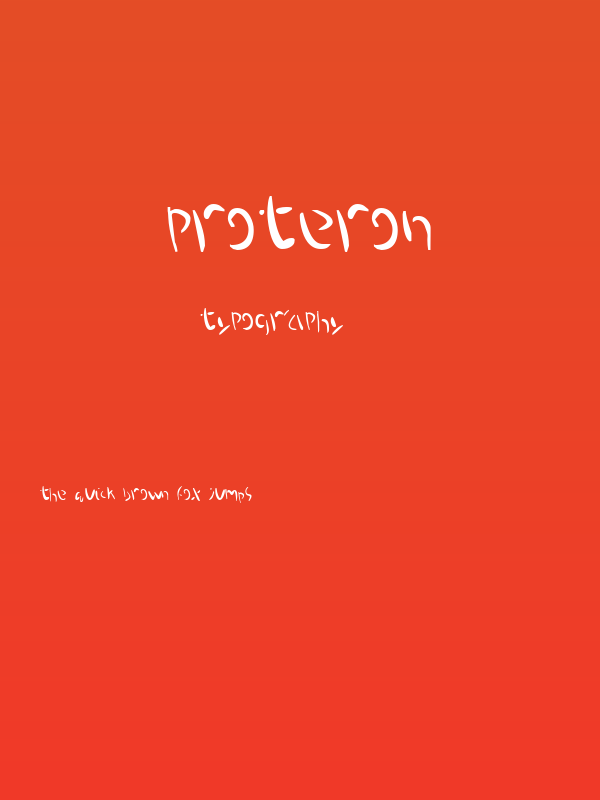 Proteron Poster