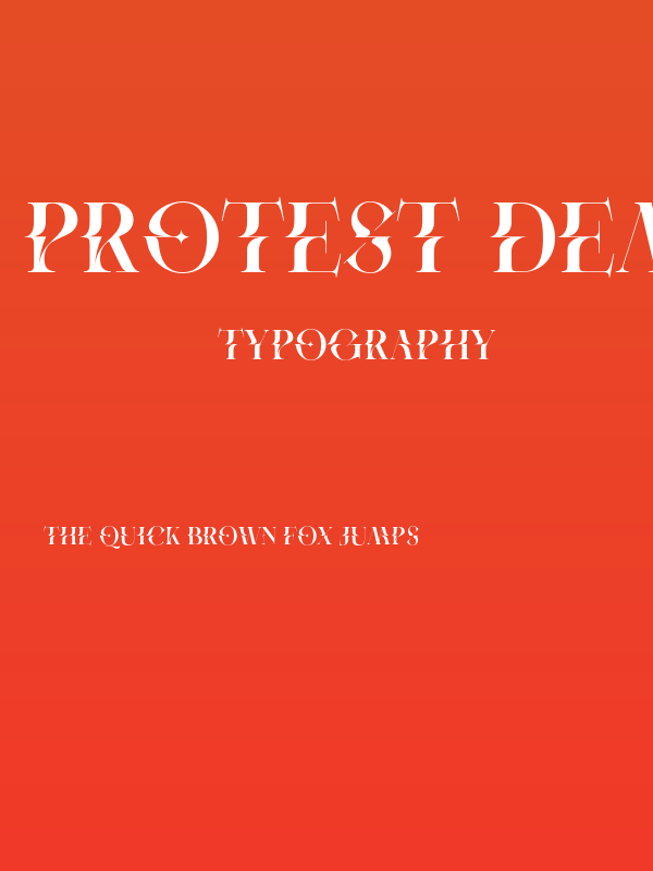 Protest Demo Regular Poster