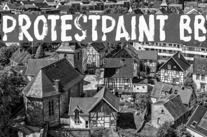 ProtestPaint BB Font examples