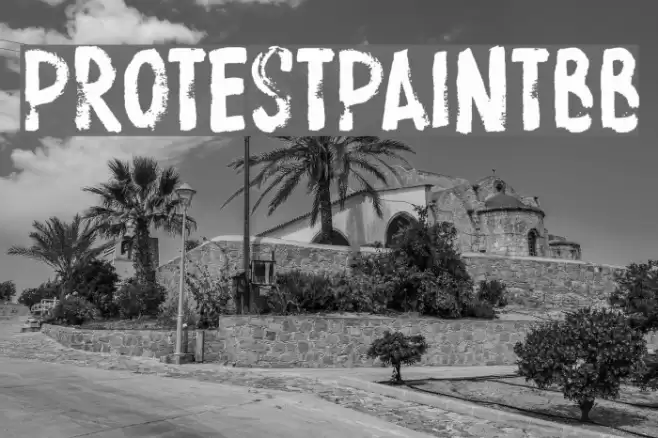 ProtestPaintBB Caratteri examples