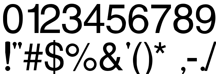 Protestant Font OTHER CHARS