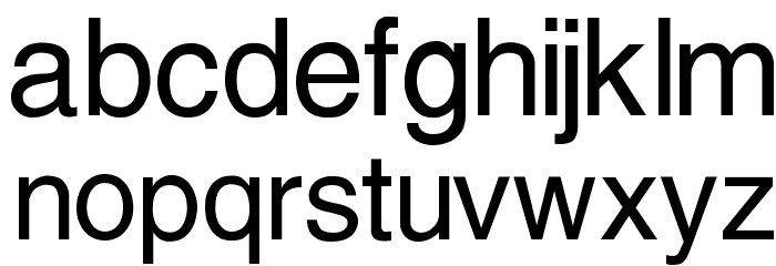 Protestant Font LOWERCASE