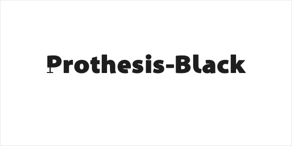 Prothesis-Black Logo