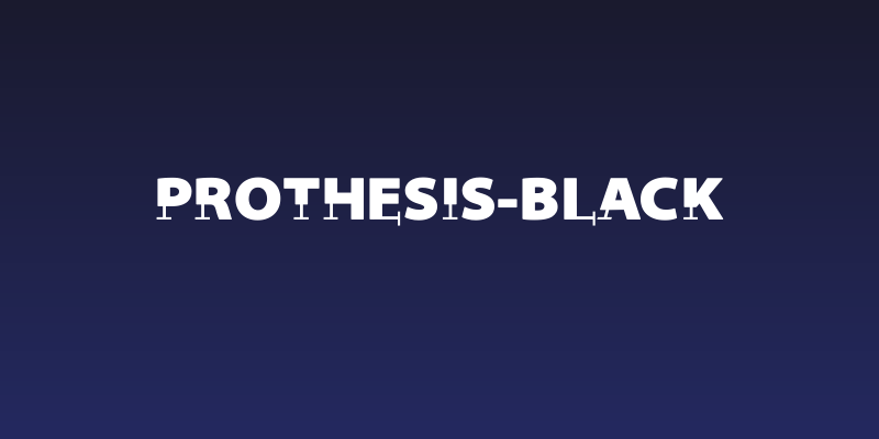 Prothesis-Black Social Header