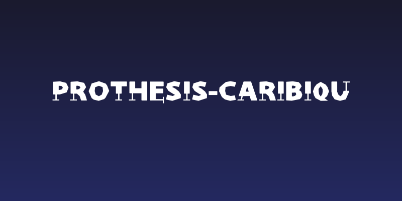 Prothesis-Caribiqu Social Header