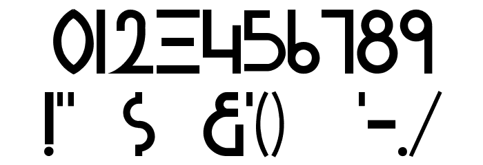 Proto-Alphabet Font OTHER CHARS