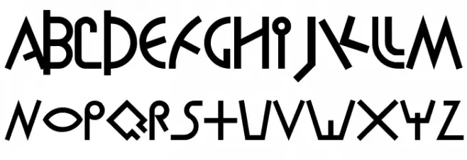 Proto-Alphabet Шрифта ВЕРХНИЙ