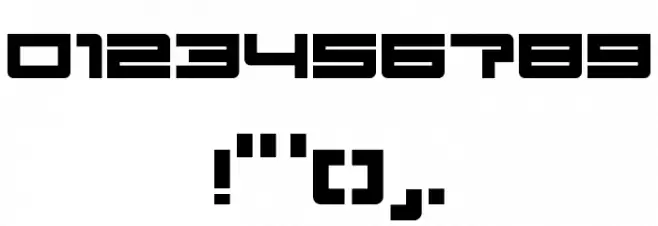 Proto LDR Regular Font OTHER CHARS