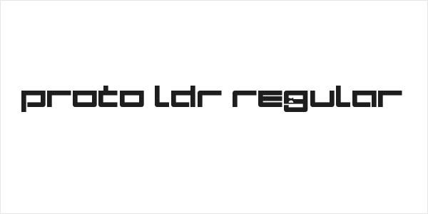 Proto LDR Regular Logo