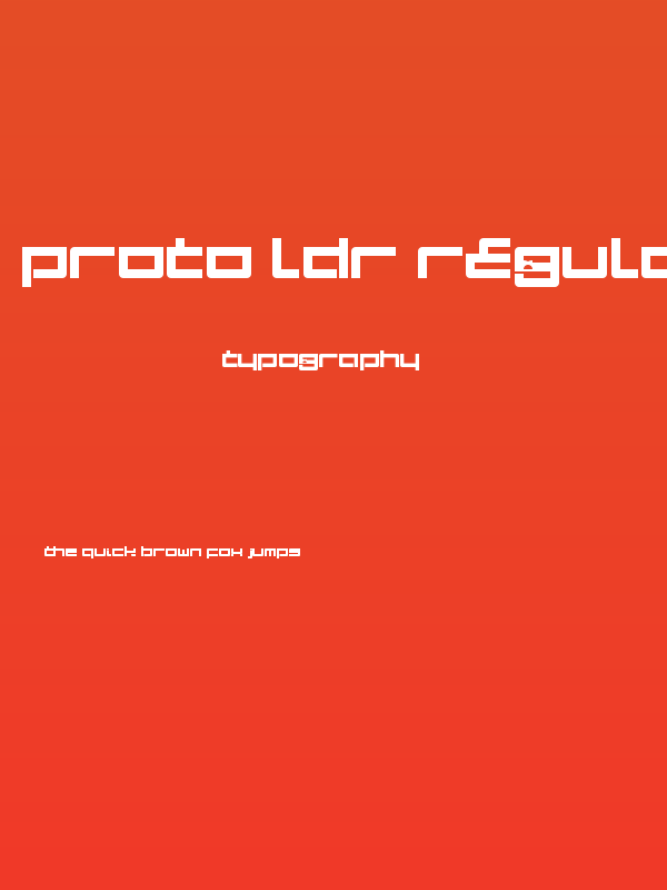 Proto LDR Regular Poster