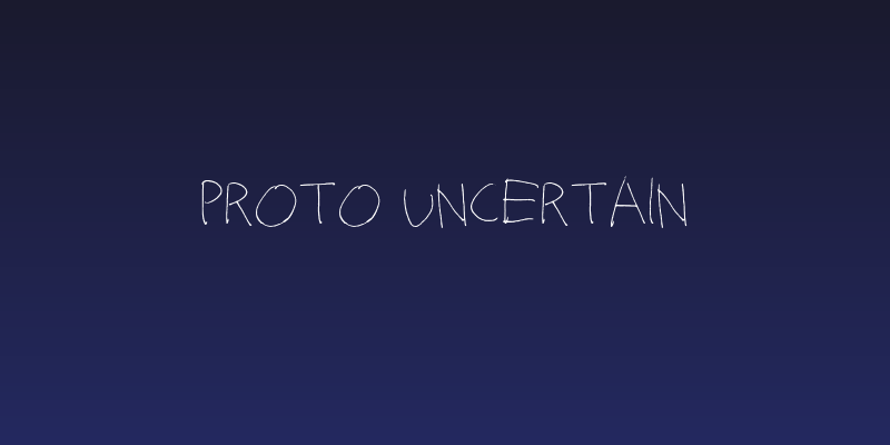 Proto Uncertain Social Header