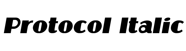 Protocol Italic  Fuentes Gratis Descargar