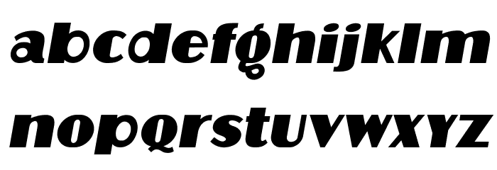 Protocol Italic Font LOWERCASE