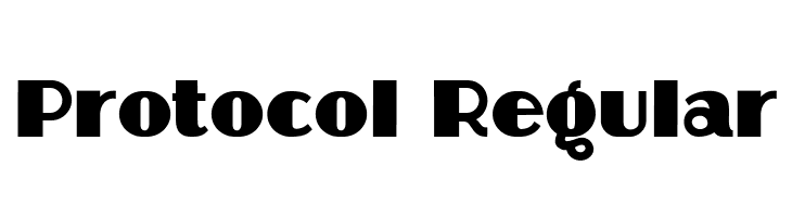 Protocol Regular  Free Fonts Download