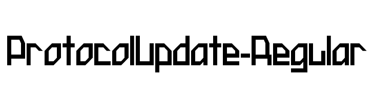 ProtocolUpdate-Regular  नि: शुल्क फ़ॉन्ट्स डाउनलोड