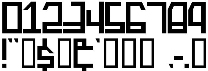 ProtocolUpdate-Regular Font OTHER CHARS