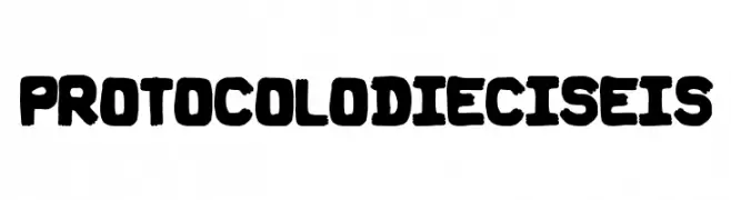Protocolo Dieciseis  Free Fonts Download